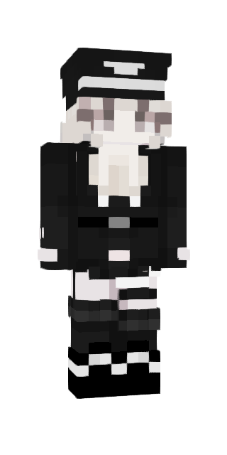 Monochrome Slim #bc3d Minecraft skin avatar