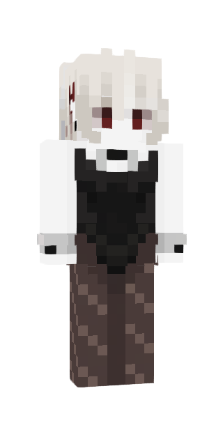 Monochrome Slim #bd50 Minecraft skin avatar
