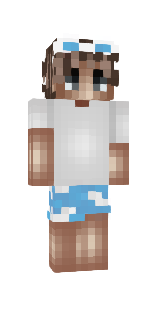 White Slim #bd86 Minecraft skin avatar