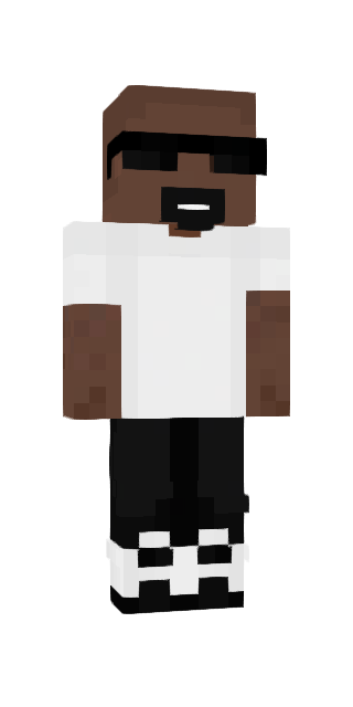 Monochrome Slim #bf47 Minecraft skin avatar