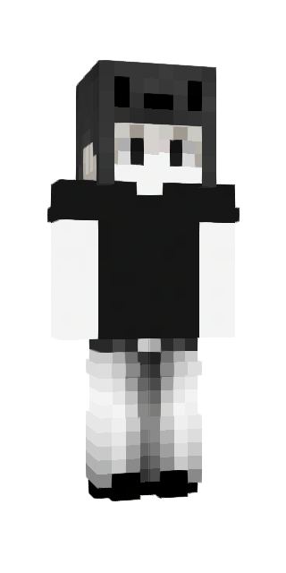 Monochrome Slim #c29a Minecraft skin avatar