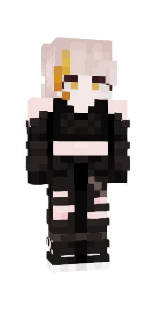 Black Slim #c42d Minecraft skin avatar