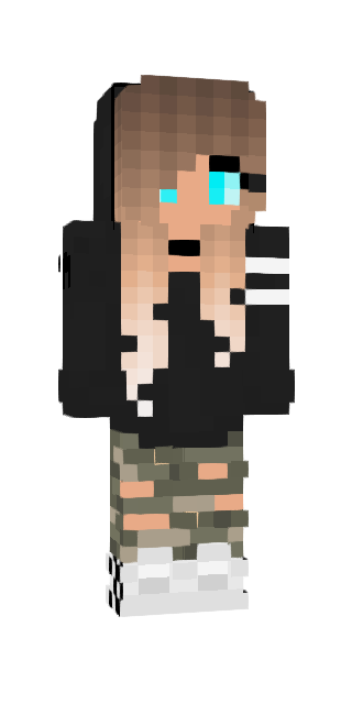 Monochrome Slim #c6b5 Minecraft skin avatar