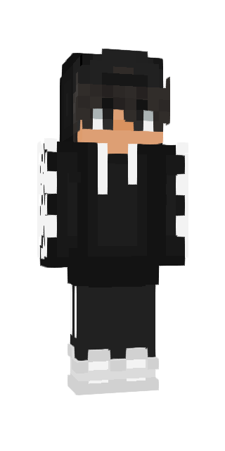 Monochrome Slim #c70e Minecraft skin avatar