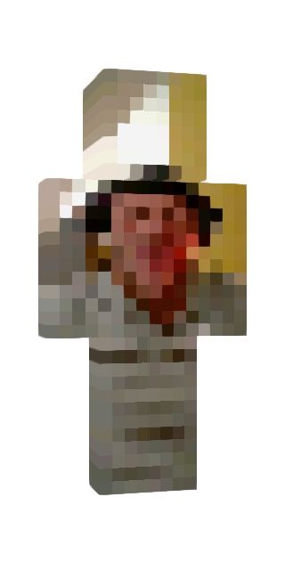Gray Classic #cc2b Minecraft skin avatar