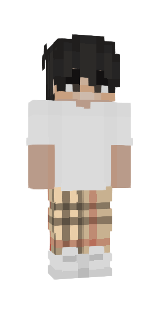 Monochrome Slim #ccff Minecraft skin avatar