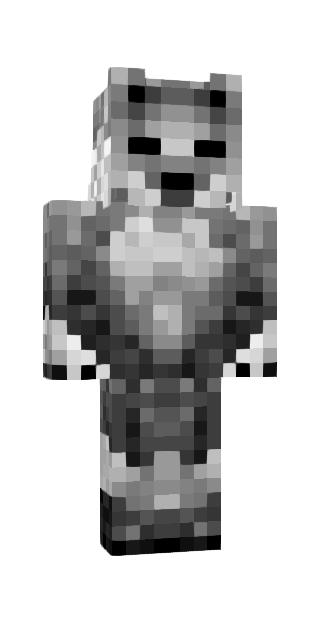 Monochrome Classic #cd6b Minecraft skin avatar