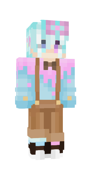 Colorful Slim #cda0 Minecraft skin avatar