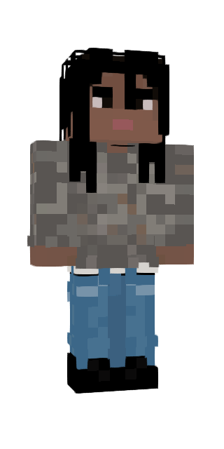 Monochrome Classic #cf78 Minecraft skin avatar