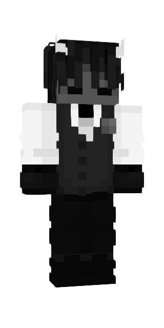 Monochrome Classic #cf7e Minecraft skin avatar