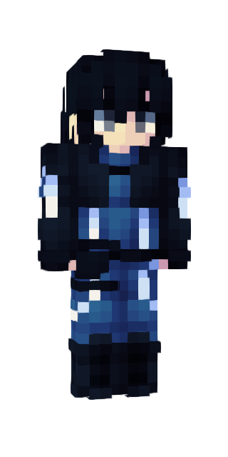Dark Slim #d0d6 Minecraft skin avatar