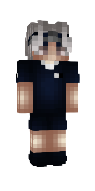 Black Slim #d113 Minecraft skin avatar