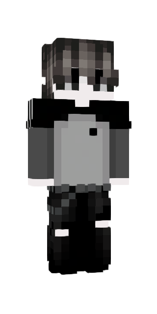 Monochrome Slim #d12f Minecraft skin avatar