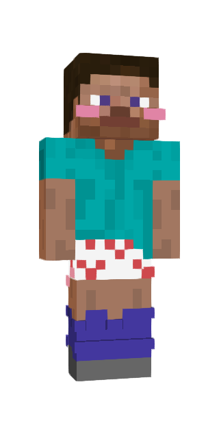 Colorful Slim #d285 Minecraft skin avatar