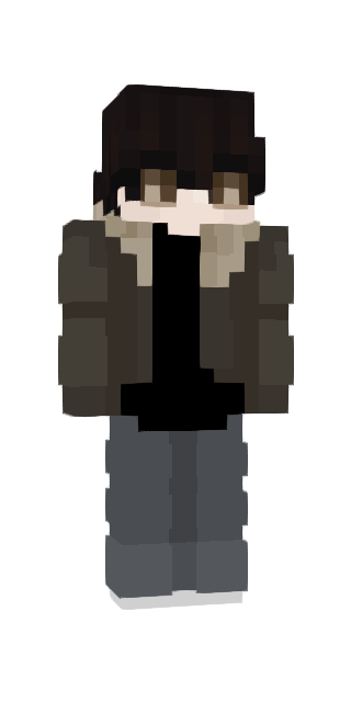 Monochrome Slim #d3a2 Minecraft skin avatar