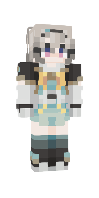 White Slim #d4a8 Minecraft skin avatar