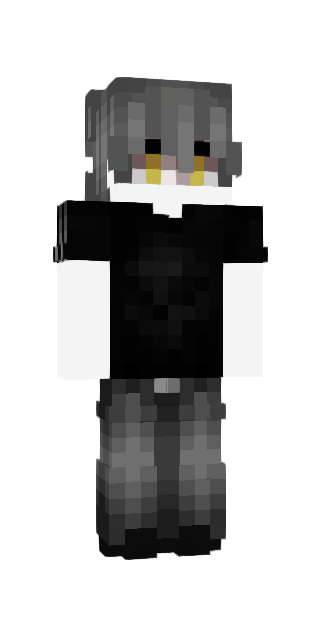 Monochrome Slim #d5ca Minecraft skin avatar