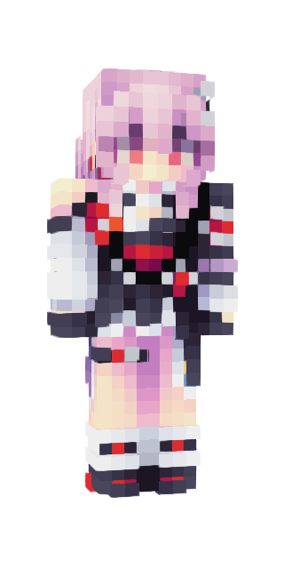 Colorful Slim #d6d7 Minecraft skin avatar