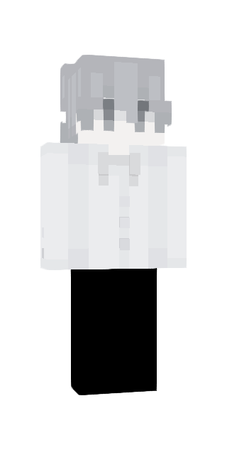 Monochrome Slim #d834 Minecraft skin avatar
