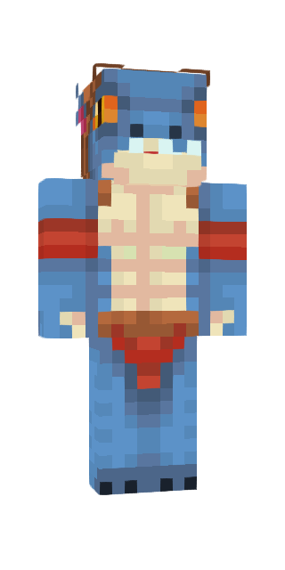 Colorful Classic #dab8 Minecraft skin avatar