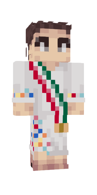 White Classic #daf8 Minecraft skin avatar