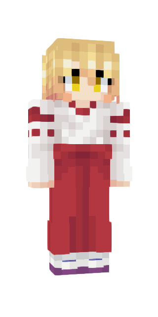 Colorful Slim #db27 Minecraft skin avatar
