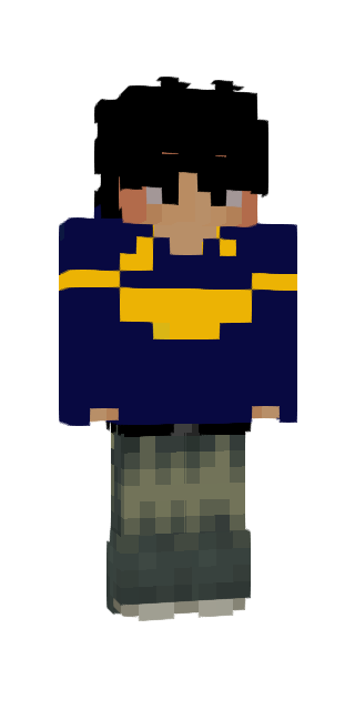 Dark Slim #db38 Minecraft skin avatar