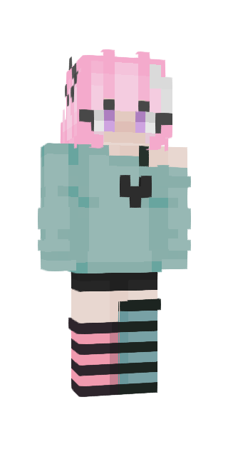 Colorful Slim #dd60 Minecraft skin avatar