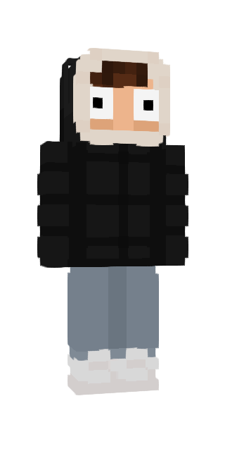Monochrome Slim #dd81 Minecraft skin avatar