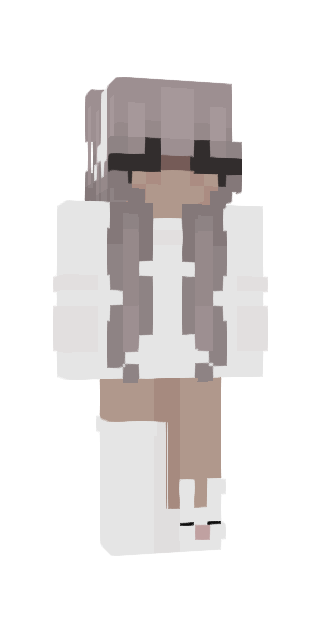Monochrome Slim #dddf Minecraft skin avatar