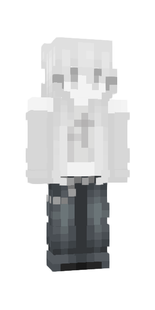Monochrome Slim #e245 Minecraft skin avatar