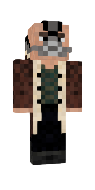 Black Classic #e4c2 Minecraft skin avatar