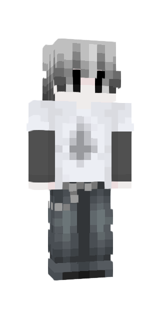Monochrome Slim #e4d8 Minecraft skin avatar
