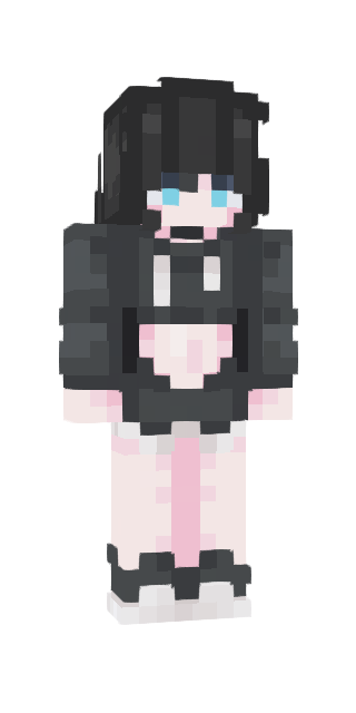Black Slim #ec25 Minecraft skin avatar