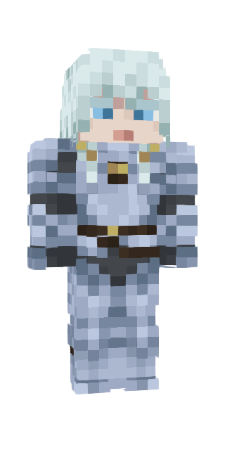 White Classic #edbc Minecraft skin avatar