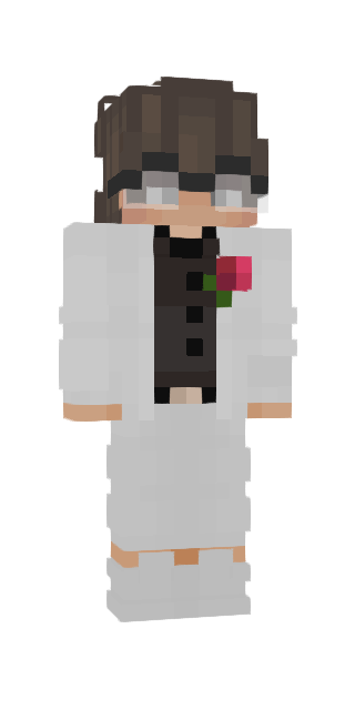 Monochrome Slim #f071 Minecraft skin avatar