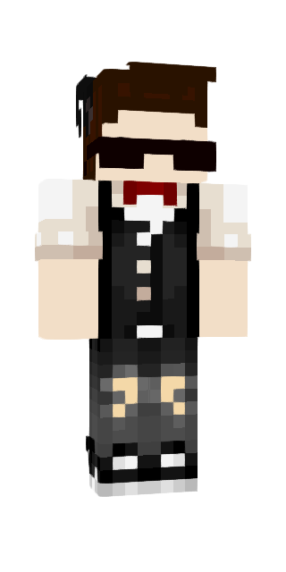 Black Classic #f0a2 Minecraft skin avatar