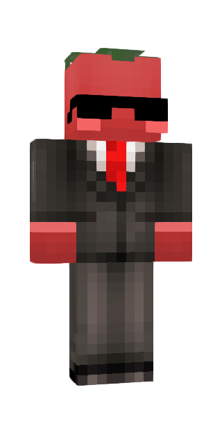 Black Classic #f0c2 Minecraft skin avatar