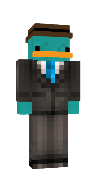 Black Slim #f153 Minecraft skin avatar