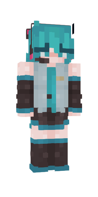 Blue Slim #f245 Minecraft skin avatar