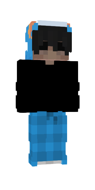 Blue Slim #f332 Minecraft skin avatar