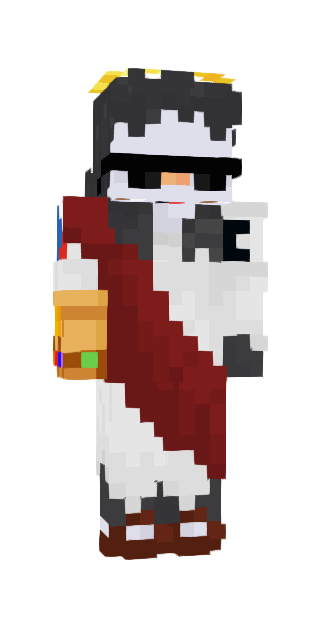Black Slim #f4cf Minecraft skin avatar