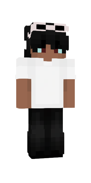 Monochrome Slim #f63f Minecraft skin avatar