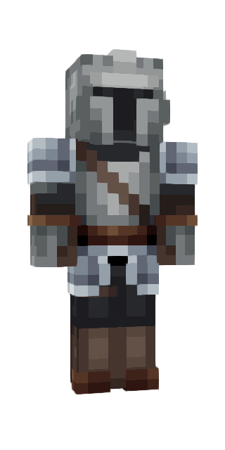 Monochrome Classic #f66c Minecraft skin avatar