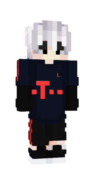 Black Slim #fcd7 Minecraft skin avatar
