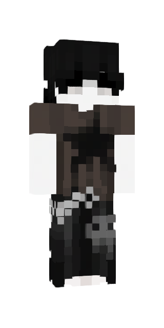 Black Slim #fd1e Minecraft skin avatar