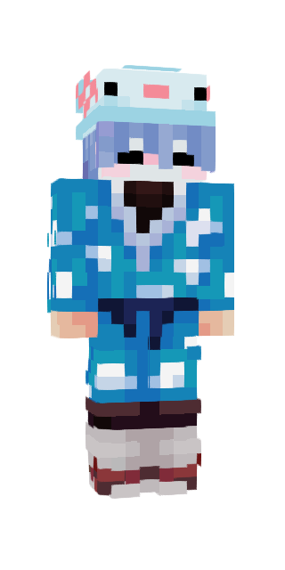 Colorful Slim #fe67 Minecraft skin avatar