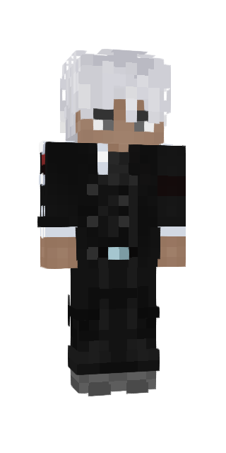 Monochrome Slim #fe70 Minecraft skin avatar
